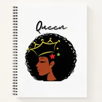 Black Queen  Womens  Notebook