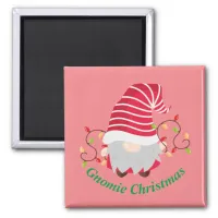 Gnomie Christmas Magnet