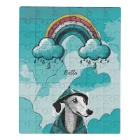 Rainbow and Dog Jigsaw Puzzle