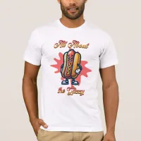 All About the Glizzy | Funny Hot dog Humor T-Shirt