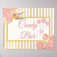 Wedding Sign for Candy Bar, Pink Lollipops
