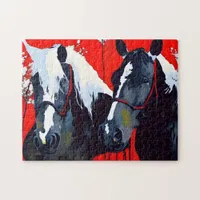 Two Horses Jigsaw Puzzle