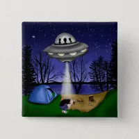 UFO Extraterrestrial Abduction Alien Button