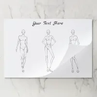 Croquis&#160;Sketch Figure Drawing for Fashion Design Paper Pad