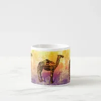 Abstract Collage Ozzy the Camel ID102 Espresso Cup