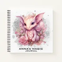 *~* Roses Law Attraction Cute Baby Dragon AP85 Notebook