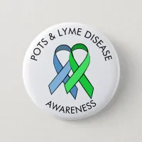 Dysautonomia and Lyme Disease Awareness Ribbon Pin