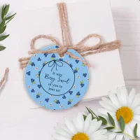 Baby Shower Fruit Blueberry Theme Hand Drawn Favor Tags