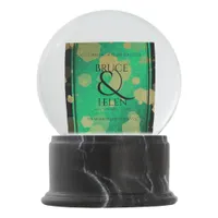 Elegant 19th Jade Wedding Anniversary Celebration Snow Globe