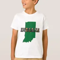 State Map and Picture Text T-Shirt