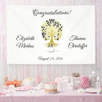 Golden Tree of Life Timeless Sophisticated Elegant Banner