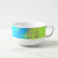  Abstract Art Brushstrokes Soup Mug