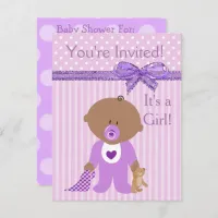You're Invited, It's a Girl Baby Shower Invitation