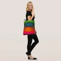 Neon Red, Pink, Orange, Green All-Over-Print Tote Bag