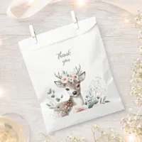 Deer Woodland Animals Baby Shower Favor Bag