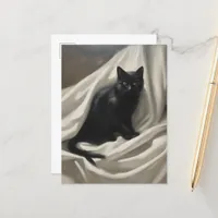 A Black Cat Postcard