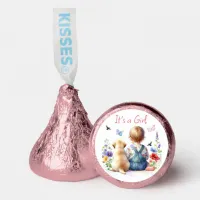 Baby Girl and her Puppy | It's a Girl Watercolor Hershey&#174;'s Kisses&#174;