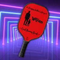 Cool Bonus Dad Happy Father's Day | Pickleball Paddle