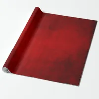 Christmas Burgundy Red Grunge Wrapping Paper