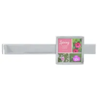 Spring - It's amazing when we're together! Silver Finish Tie Bar