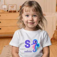 Thumbnail for Seaside Seahorse Tee for Toddlers