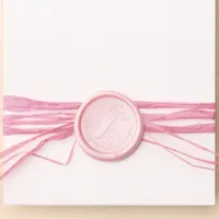 Congratulations! Champagne Bottle Wax Seal Sticker