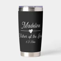 Cute Personalized Mother of the Bride Insulated Tumbler