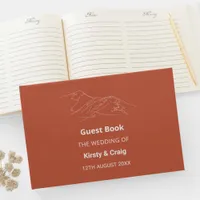 Catbells Terracotta Wedding Guestbook