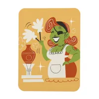 Retro Zombie Housewife Magnet