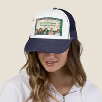 International Women's Day March 8th Floral Trucker Hat