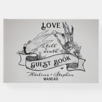 Halloween Gothic Til Death Do Us Party Wedding Guest Book