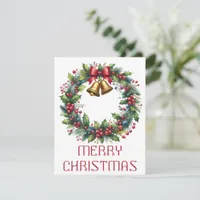 Wreath Christmas Card