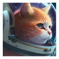 Cat Astronaut  Acrylic Print