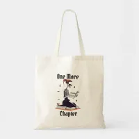 Halloween Skeleton One More Chapter  Tote Bag