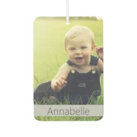 Custom Personalized Your Text Photo Car Air Freshener