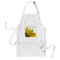 Yellow Sunflower Corner Wedding Adult Apron