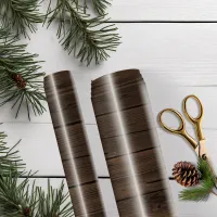Rustic Wood Background  Wrapping Paper