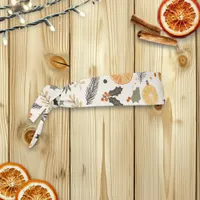 Pretty Orange Slices and Pine Christmas Tie Headband