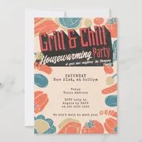 Friendsgiving Housewarming BBQ Thanksgiving Invitation