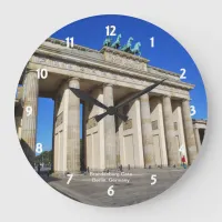 Brandenburg Gate, Berlin, Germany Large Clock