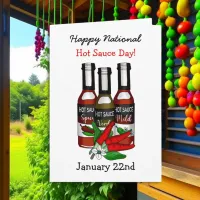 Happy National Hot Sauce Day | January 22nd Card