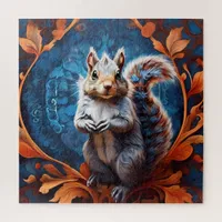 Charming Squirrel: A Delightful Whimsical  Jigsaw Puzzle