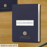 Simple Elegant Attorney Law Firm Pocket Folder