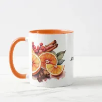 Citrus and Cinnamon 2 Christmas Mug