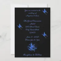 Lunar Moth Magical Wedding Invitation