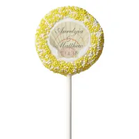 Vintage Scallop Single Seashell Wedding Chocolate Covered Oreo Pop