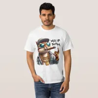 what's up brother Squirrel Smoking Cigar T-Shirt