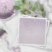 Sparkles Sweet Sixteen Mauve ID912 Napkins