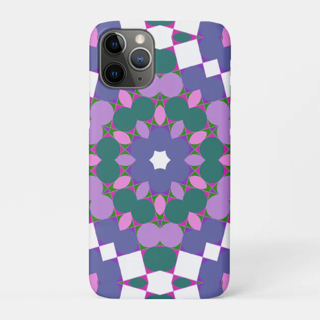 Vintage multicolor pattern iPhone 11 pro case