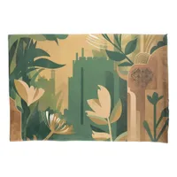 Abstract Overgrown Garden: Botanical  Pillow Case